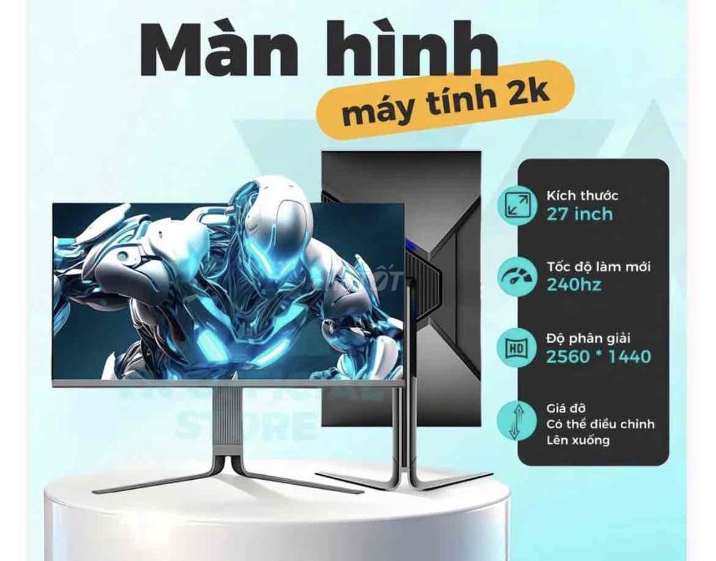 Màn hình 27 inch 240Hz 2560*1440. Mua bán Phụ kiện (Màn hình, Chuột...) tại Thành phố Rạch Giá Kiên Giang được đăng bởi Nhuy hình 1
