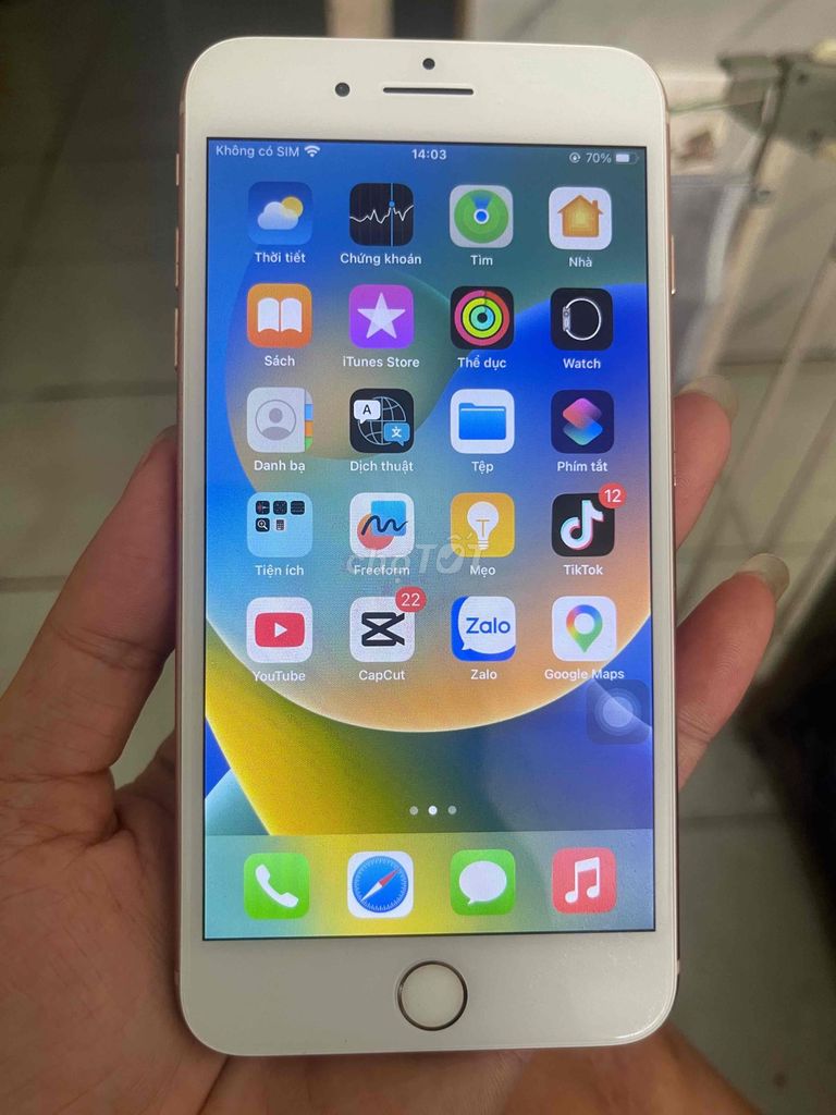 Apple iPhone 8 Plus 64GB Vàng hồng Đã sử dụng. Mua bán Điện thoại tại Quận 12 Tp Hồ Chí Minh được đăng bởi Nguyễn Cao Cường hình 1