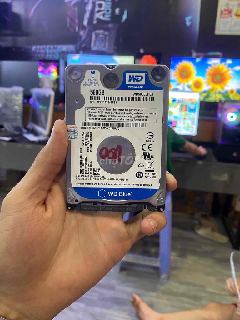 Ổ CỨNG HDD LAPTOP 500GB. Mua bán Linh kiện (RAM, Card...) tại Quận Gò Vấp Tp Hồ Chí Minh được đăng bởi ngọc trang hình 1