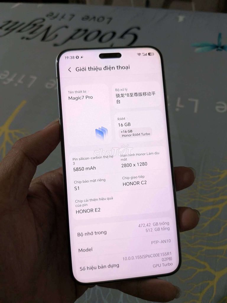 Honor Magic 7 Pro 5G 512GB Xám giao lưu. Mua bán Điện thoại tại Thành phố Biên Hòa Đồng Nai được đăng bởi Long Huynh hình 1