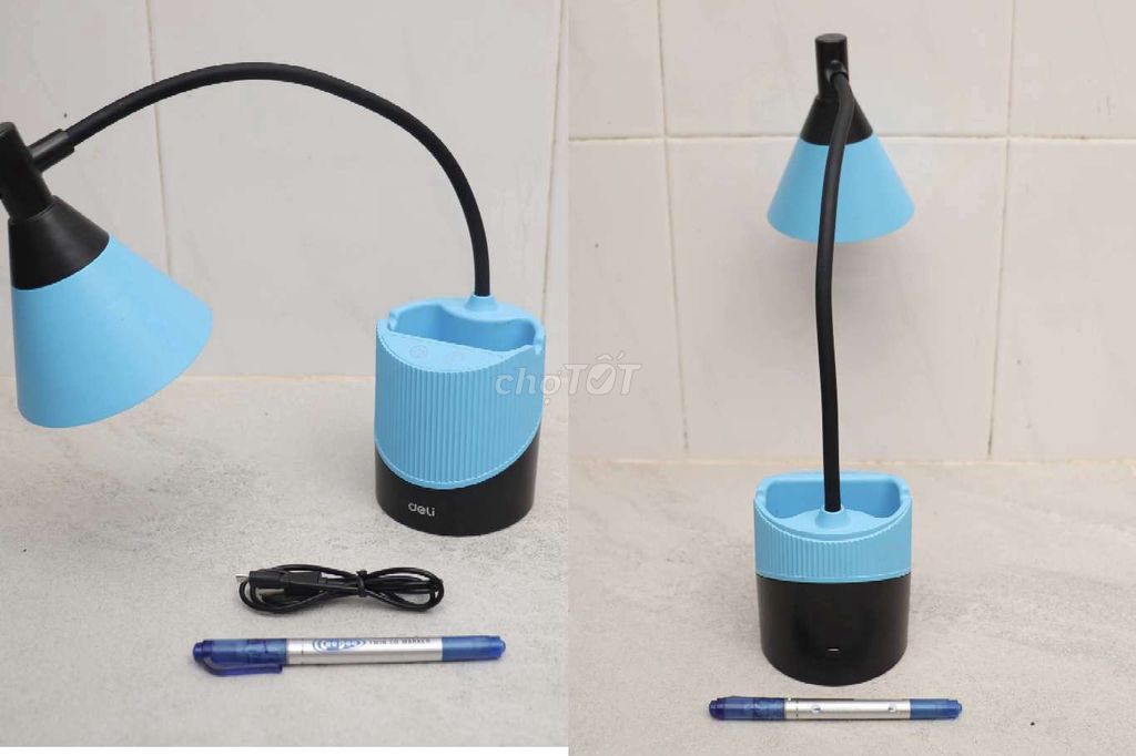 Đèn bàn học Deli CL402 Xanh dương. Mua bán Đèn tại Quận 6 Tp Hồ Chí Minh được đăng bởi Hnqa hình 1