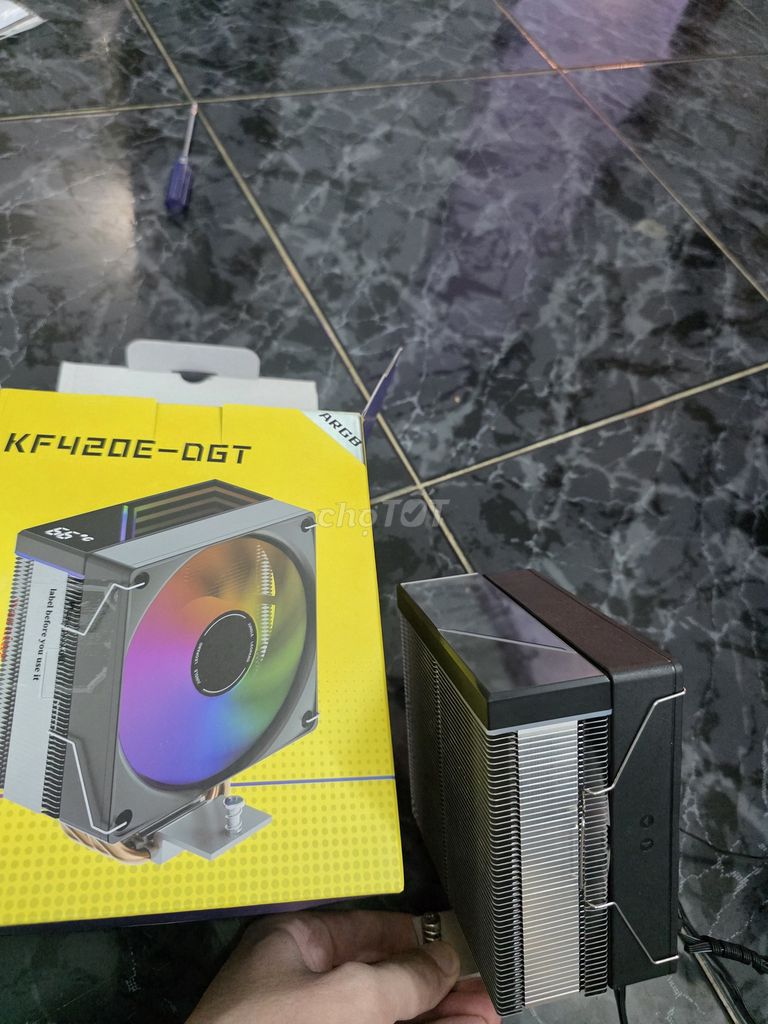 Tản nhiệt khí K420E digital Đen, 4 fan TF120 xuôi. Mua bán Linh kiện (RAM, Card...) tại Quận Bình Thạnh Tp Hồ Chí Minh được đăng bởi Đình Trần Phương hình 1