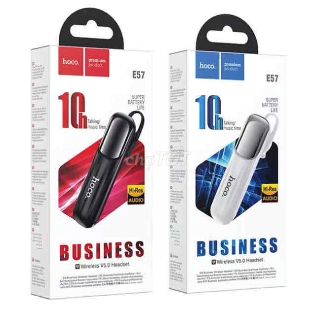 Tai nghe Bluetooth Hoco E57 Đen Không dây. Mua bán Tivi, Âm thanh tại Huyện Bình Chánh Tp Hồ Chí Minh được đăng bởi Linh Xả Hàng Thanh Lý  hình 1