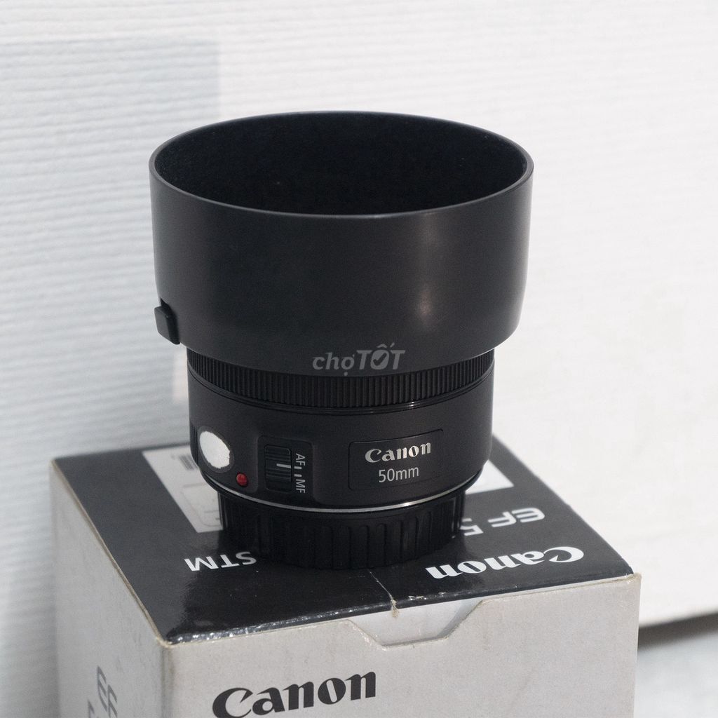 Lens Canon EF 50mm F1.8 STM fullbox cáp hood zin. Mua bán Máy ảnh, Máy quay tại Quận Bình Tân Tp Hồ Chí Minh được đăng bởi tuanh799 hình 1
