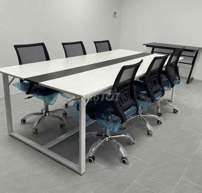 Bàn họp văn phòng 1m2x2m4x0.75m. Mua bán Bàn ghế tại Quận 5 Tp Hồ Chí Minh được đăng bởi Vịnh decor hình 1