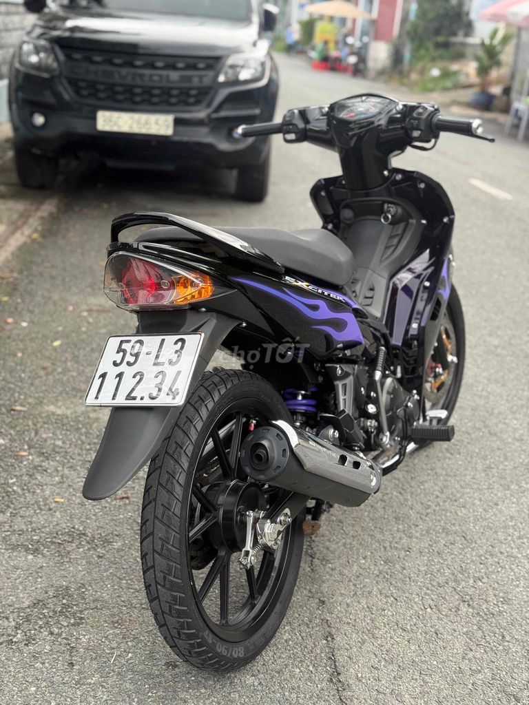 Yamaha Exciter 2007 чёрно-фиолетовый красивый номер 11234