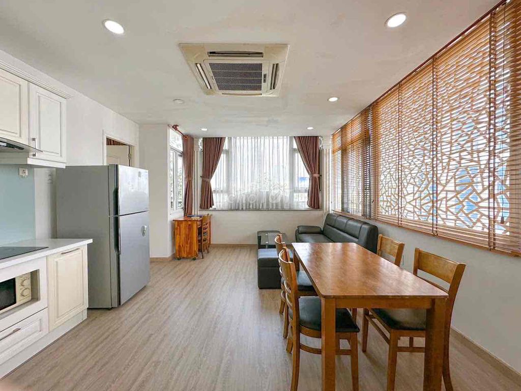 ✅ Căn Hộ Penthouse_1 Phòng Ngủ_Ban Công_View Sông_Hoàng Sa_Quận 1