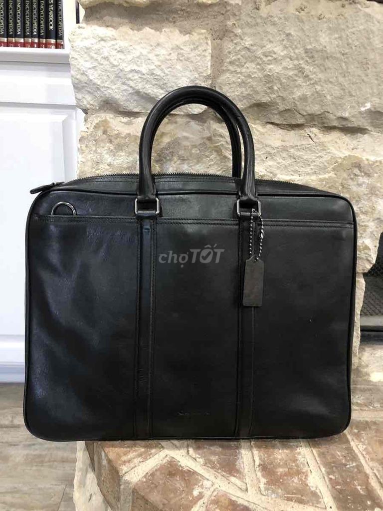Cặp xách Coach Metropolitan Da Đen Nam. Mua bán Túi xách tại Quận Long Biên Hà Nội được đăng bởi T hình 1
