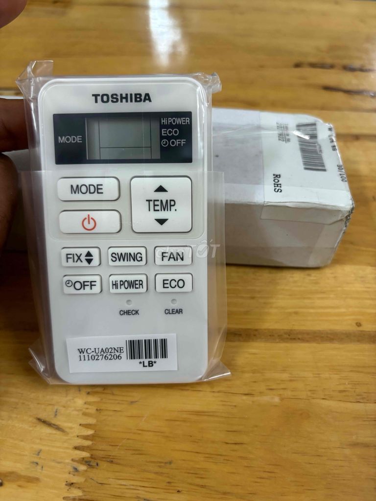 remote máy lạnh toshiba chính hãng mới 100%