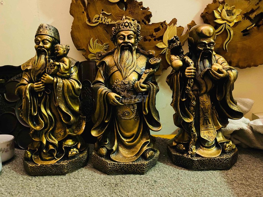 Đồ trang trí Đồng Phúc Lộc Thọ. Mua bán Cây cảnh, đồ trang trí tại Quận Hai Bà Trưng Hà Nội được đăng bởi Đồ cổ xưa hình 1