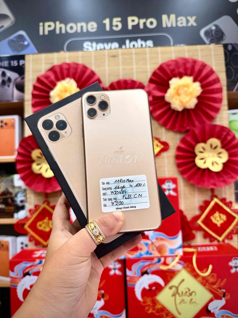 Apple iPhone 11 Pro Max 64GB Gold. Mua bán Điện thoại tại Thành phố Long Xuyên An Giang được đăng bởi Bi Táo Store hình 1