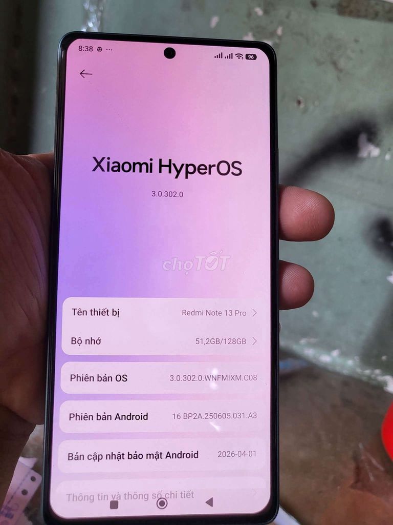 Xiaomi Redmi Note 13 Pro 8GB/128GB Xám. Mua bán Điện thoại tại Quận 10 Tp Hồ Chí Minh được đăng bởi Lien hình 1