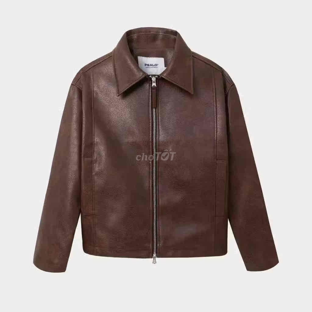 Áo khoác PEALO Da Nâu Unisex. Mua bán Quần áo tại Quận Cầu Giấy Hà Nội được đăng bởi Đức Đào Văn hình 1