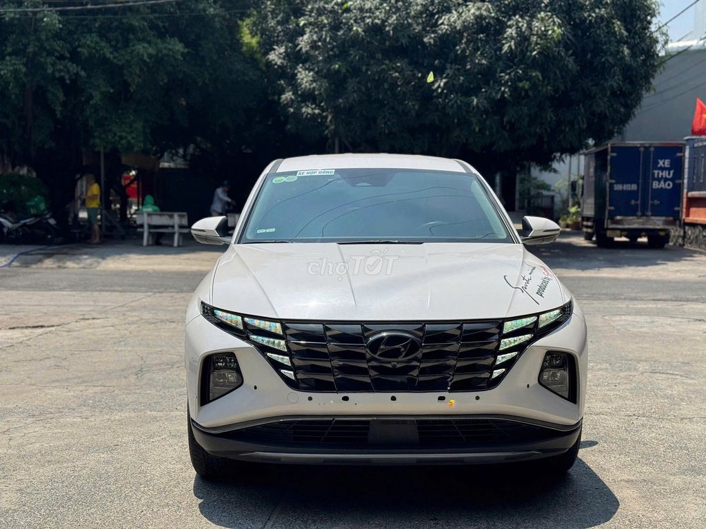 Hyundai Tucson 2021 Dầu Đặc biệt 58000 km Trắng