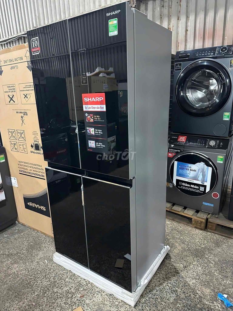 Tủ lạnh Sharp 404 lít- góp tuần/ tháng. Mua bán Tủ lạnh tại Huyện Củ Chi Tp Hồ Chí Minh được đăng bởi Vy Điện Máy Trả Góp Nhanh hình 1