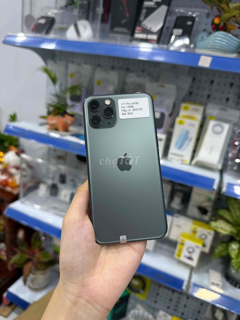Apple iPhone 11 Pro 64GB Green Đẹp 99%. Mua bán Điện thoại tại Huyện Hóc Môn Tp Hồ Chí Minh được đăng bởi Luân Hoài hình 1
