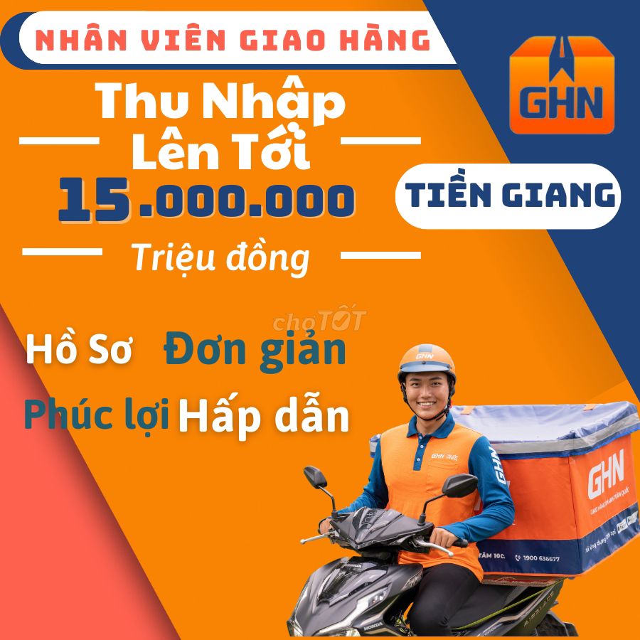 {CAI LẬY}  TUYỂN DỤNG NHÂN VIÊN GIAO HÀNG