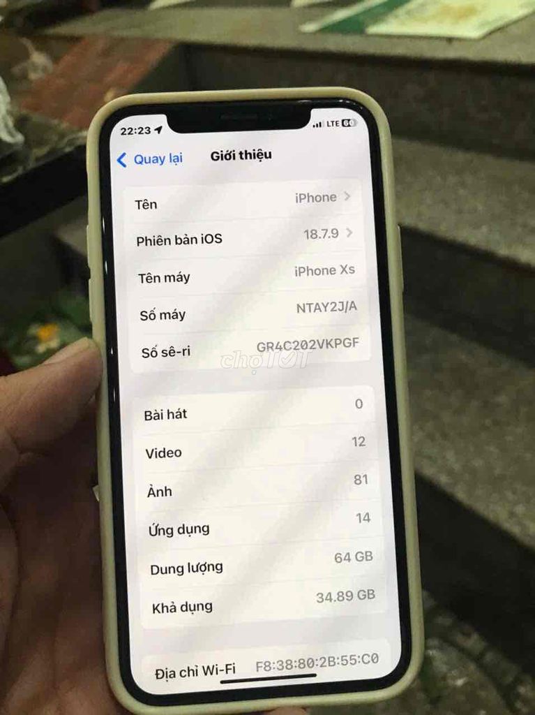 iPhone XS 64GB Đã sử dụng. Mua bán Điện thoại tại Quận Cầu Giấy Hà Nội được đăng bởi Xe Ghep hình 1
