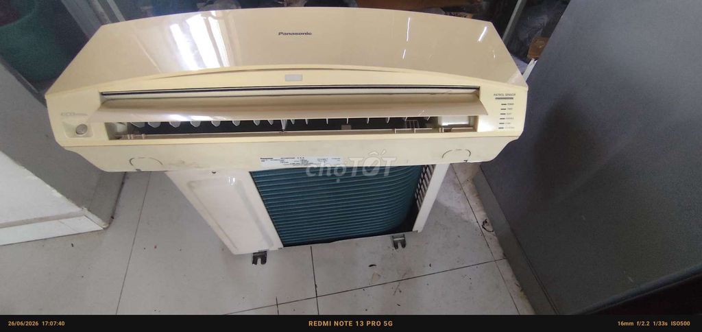 Máy lạnh Panasonic 1.5 ngựa cũ Trắng kem. Mua bán Máy lạnh, điều hoà tại Huyện Hóc Môn Tp Hồ Chí Minh được đăng bởi Tý hình 1