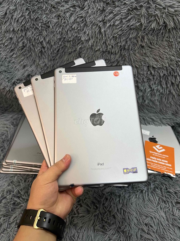 🍏 iPad Gen 5 128Gb Wifi 4G Zin All 100%| BH 1-1 🤟