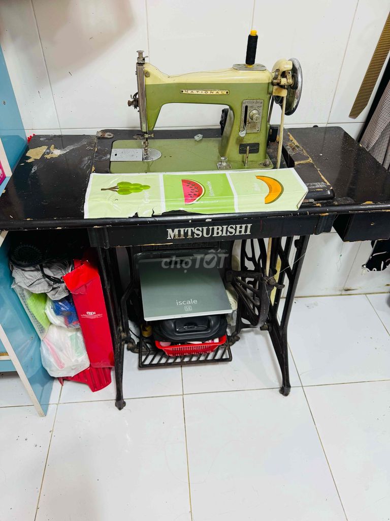 Máy may National cổ xưa Xanh lá, Kem. Mua bán Đồ sưu tầm, đồ cổ tại Quận Bình Thạnh Tp Hồ Chí Minh được đăng bởi Thanh hình 1