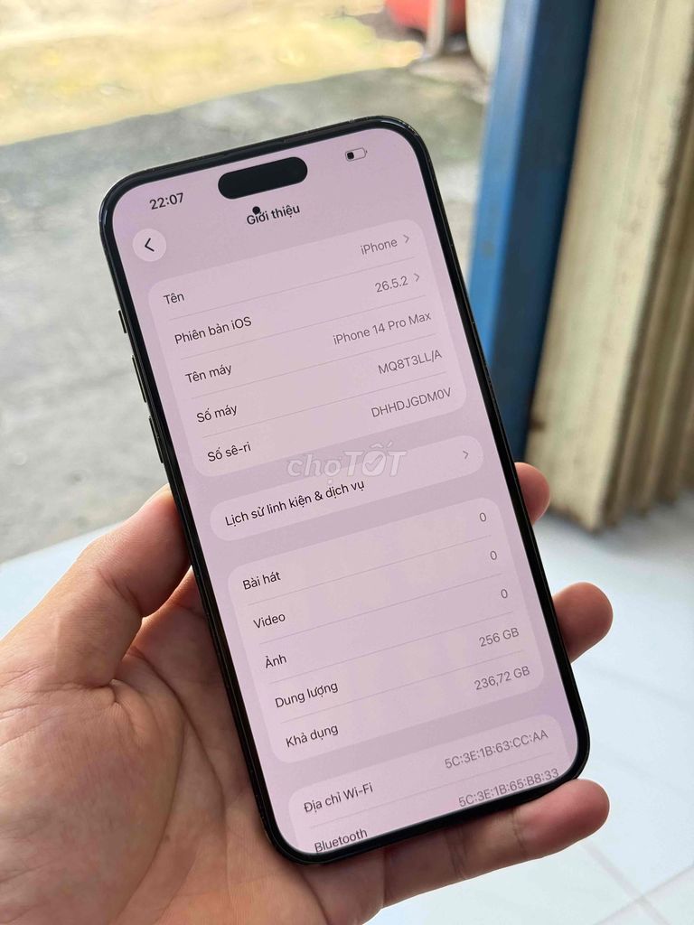 Apple iPhone 14 Pro Max 256GB Đen. Mua bán Điện thoại tại Thành phố Biên Hòa Đồng Nai được đăng bởi Hung ha hình 1