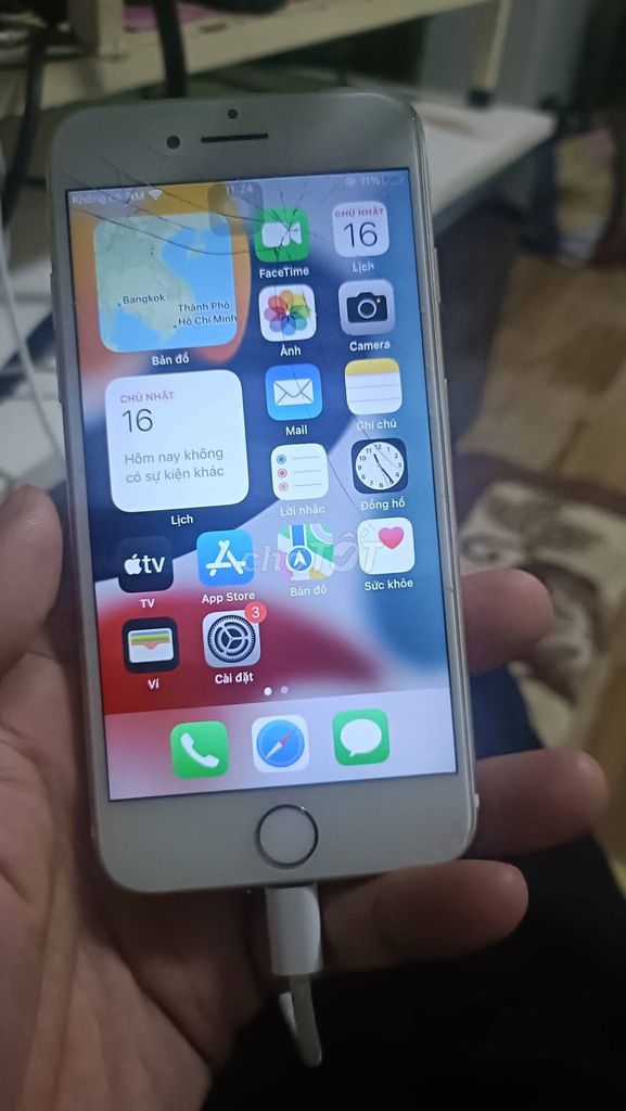 Apple iPhone 7 32GB Vàng Nứt mặt kính. Mua bán Điện thoại tại Quận 1 Tp Hồ Chí Minh được đăng bởi Hội Đồ Điện Tử hình 1