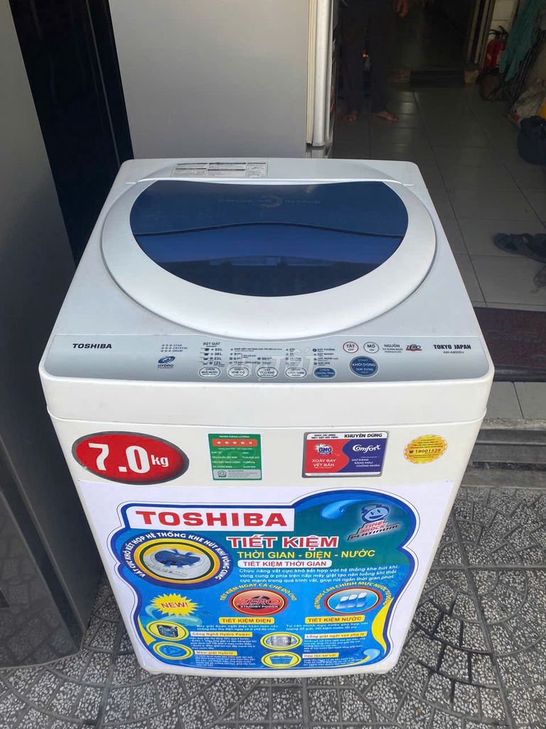 Máy giặt Toshiba 7kg, nhập khẩu Thái Lan. Mua bán Máy giặt tại Quận Bình Thạnh Tp Hồ Chí Minh được đăng bởi Điện lạnh Anh Dũng hình 1