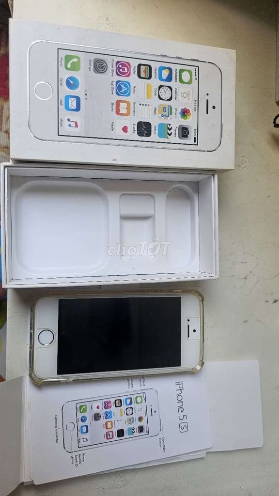 iPhone 5S Bạc 99% mới full box. Mua bán Điện thoại tại Quận Phú Nhuận Tp Hồ Chí Minh được đăng bởi Anh Long hình 1
