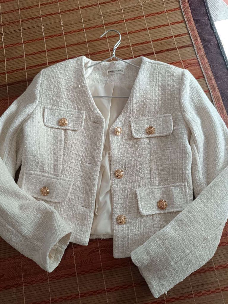 Áo khoác nữ vải tweed. Mua bán Quần áo tại Quận Nam Từ Liêm Hà Nội được đăng bởi có đồ bạn thíc ở đây nè hình 1