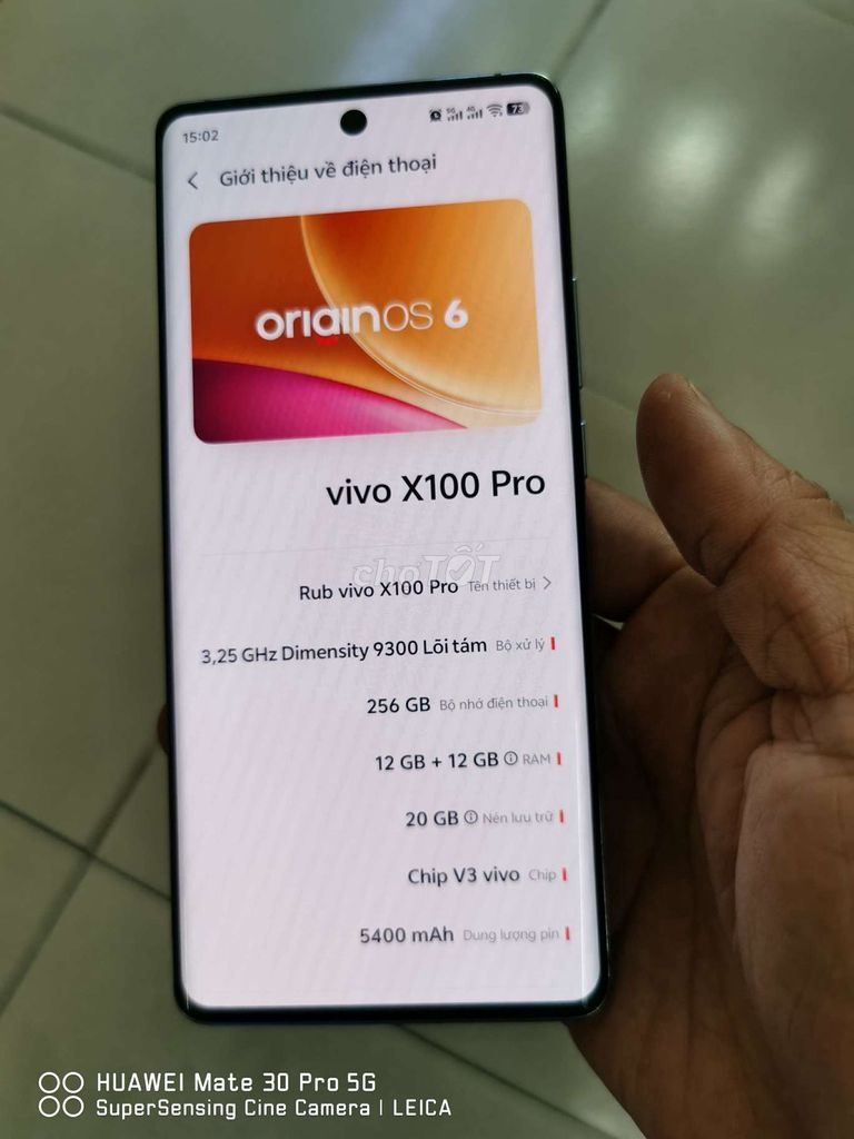 Vivo X100 Pro 256GB Xanh. Mua bán Điện thoại tại Quận Tân Phú Tp Hồ Chí Minh được đăng bởi Kenda hình 1