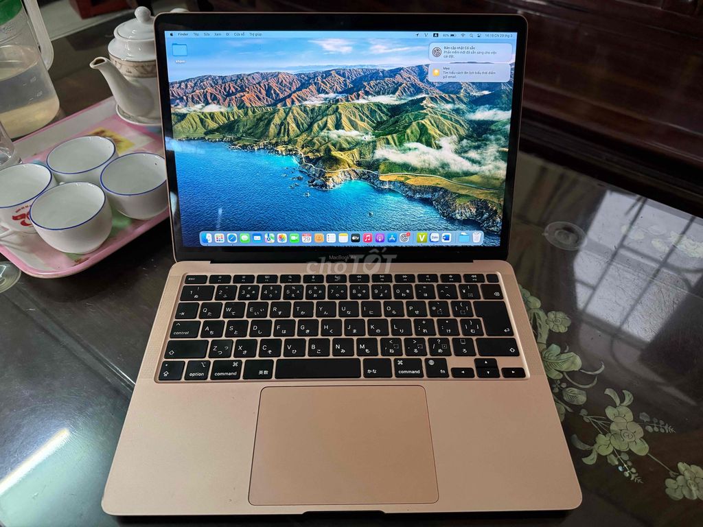 Apple MacBook Air M1 8GB/256GB Vàng hồng. Mua bán Laptop tại Quận Hải An Hải Phòng được đăng bởi nguyễn duy khánh hình 1