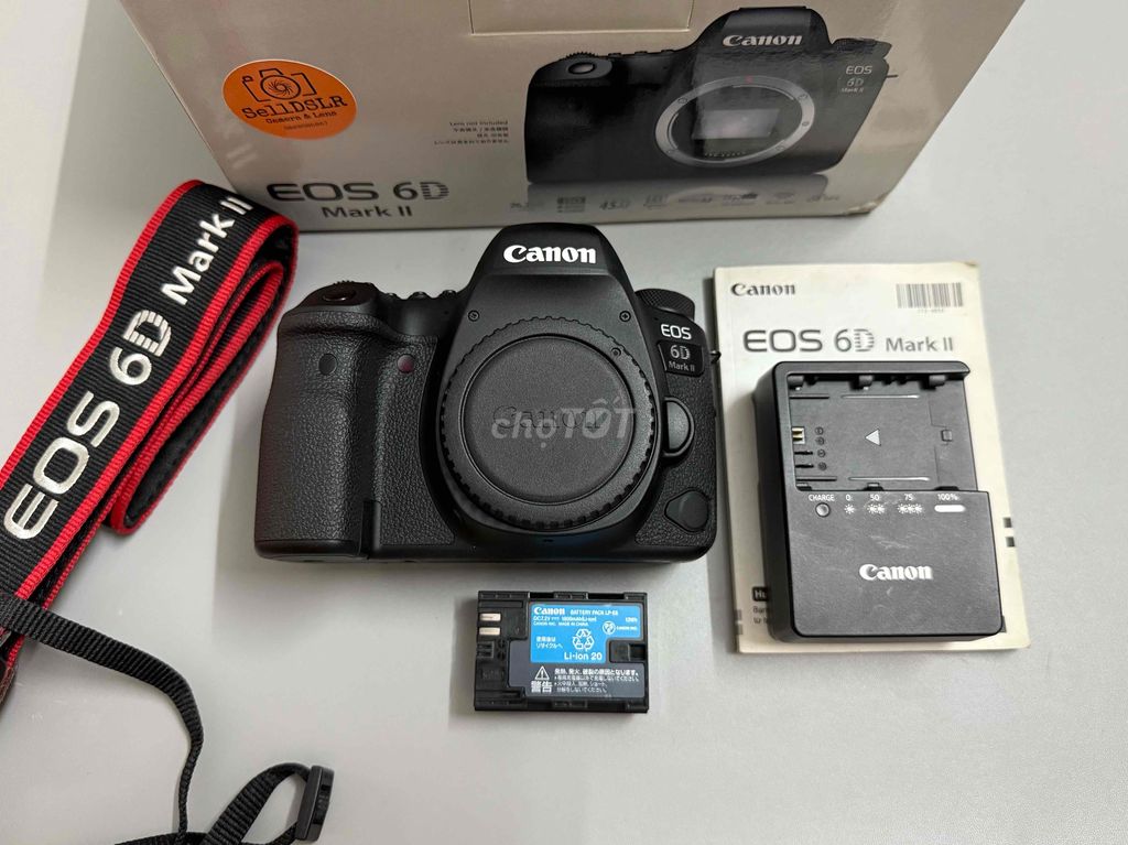 Body Canon 6D Mark II (6D2) Fullbox đẹp 99%