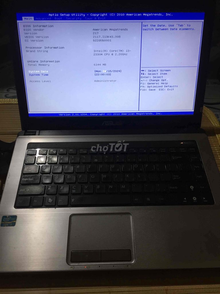 Laptop Asus K43E cũ