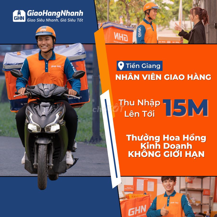 {GHN} TUYỂN DỤNG NHÂN VIÊN GIAO HÀNG