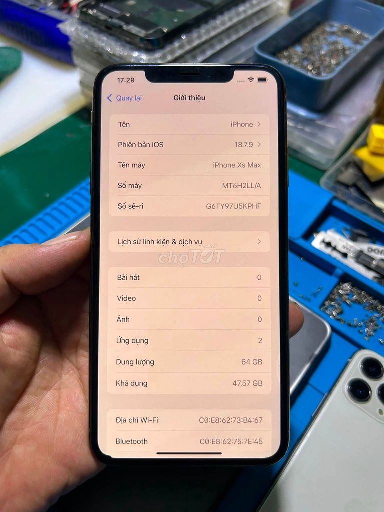 Apple iPhone XS Max 64GB Hồng Like New. Mua bán Điện thoại tại Quận 1 Tp Hồ Chí Minh được đăng bởi Hội Đồ Điện Tử hình 1