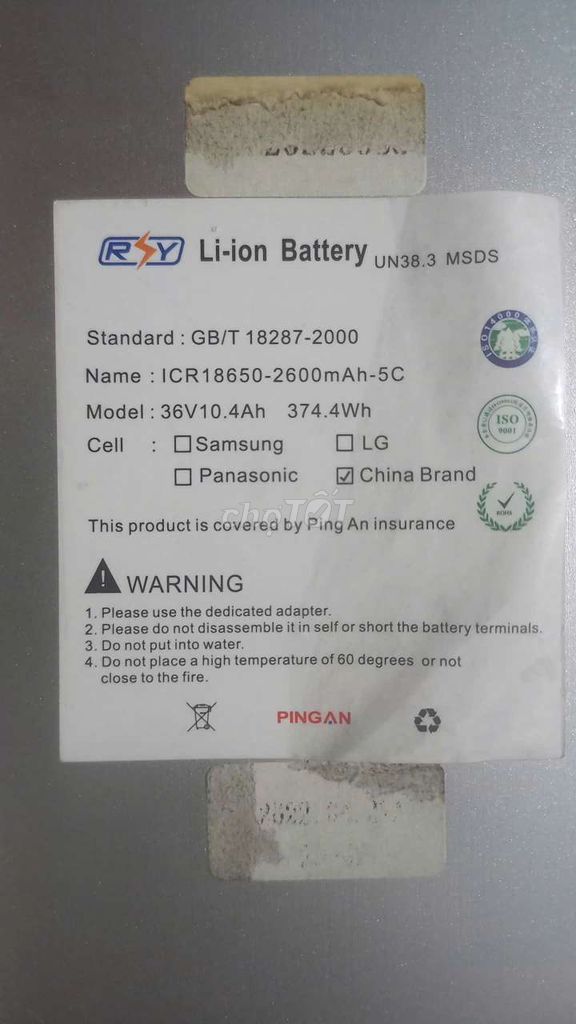 Cần thay pin cho xe đạp trợ lực ado a20. Mua bán Xe điện tại Thành phố Biên Hòa Đồng Nai được đăng bởi Yến Phương hình 1