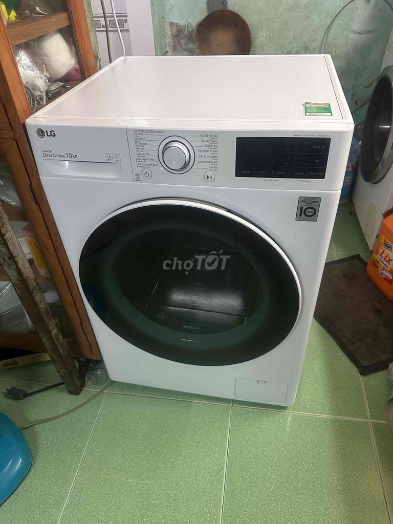 Máy giặt LG 10kg inverter cảm ứng đời mới 98%. Mua bán Máy giặt tại Quận Bình Tân Tp Hồ Chí Minh được đăng bởi Cơ Điện Lạnh NK hình 1