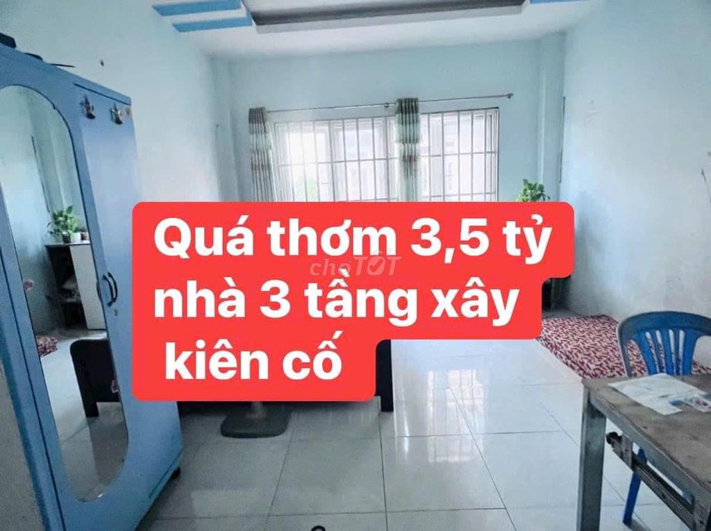 TIN THẬT:Nhà 3 tầng đúc,không mồ mã,SHR,4X13 Ụ Ghe,Tam Phú,Thủ Đức