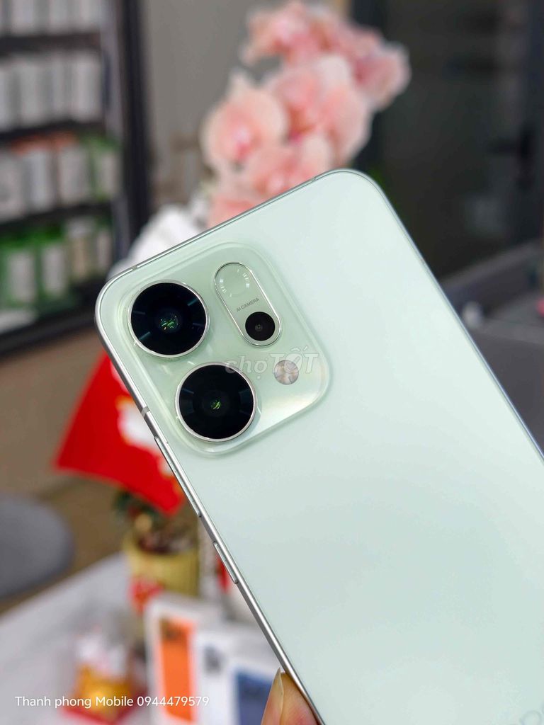OPPO Reno14 5G 256GB Xanh nhạt 99%. Mua bán Điện thoại tại Thành phố Cà Mau Cà Mau được đăng bởi Thanh phong  hình 1