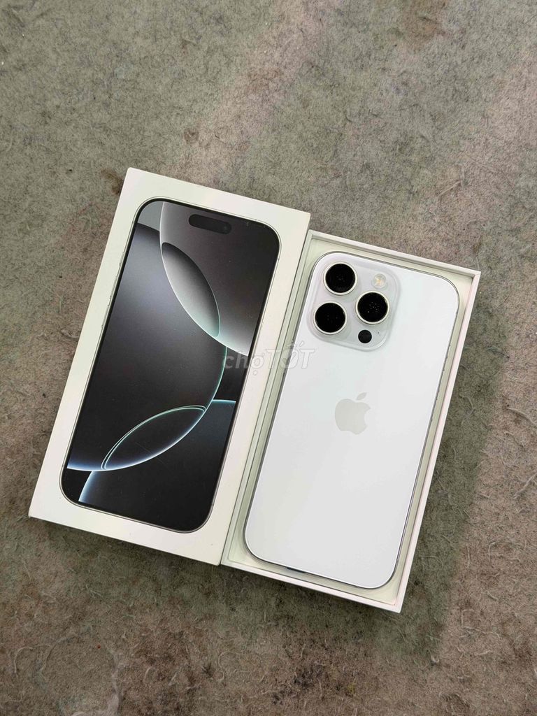 Apple iPhone 16 Pro 512GB Trắng. Mua bán Điện thoại tại Quận Thanh Xuân Hà Nội được đăng bởi quỳnh chi hình 1