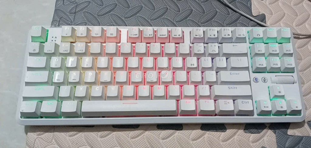 Bàn phím cơ Ajazz K870T Trắng. Mua bán Phụ kiện (Màn hình, Chuột...) tại Huyện Đông Anh Hà Nội được đăng bởi Lê Văn Hàn hình 1