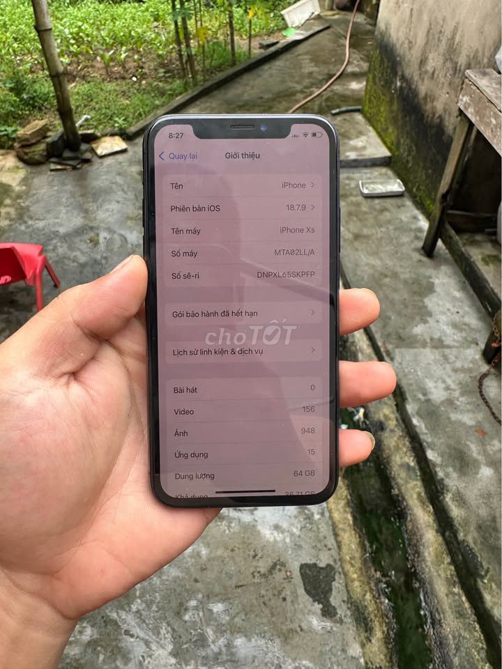 Apple iPhone X 64GB Đã thay pin, lưng. Mua bán Điện thoại tại Thành phố Yên Bái Yên Bái được đăng bởi Tô Văn Kiều hình 1