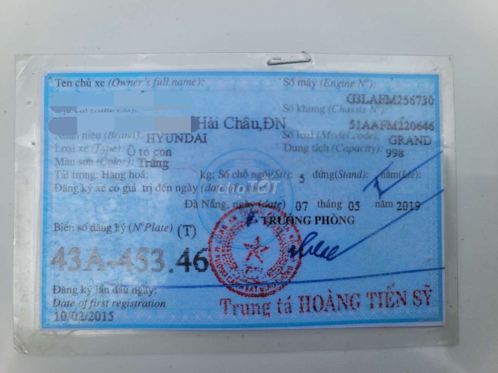 Bán xe i10 MT 2014 base. Mua bán Ô tô tại Quận Hải Châu Đà Nẵng được đăng bởi Phạm Minh Đức hình 11