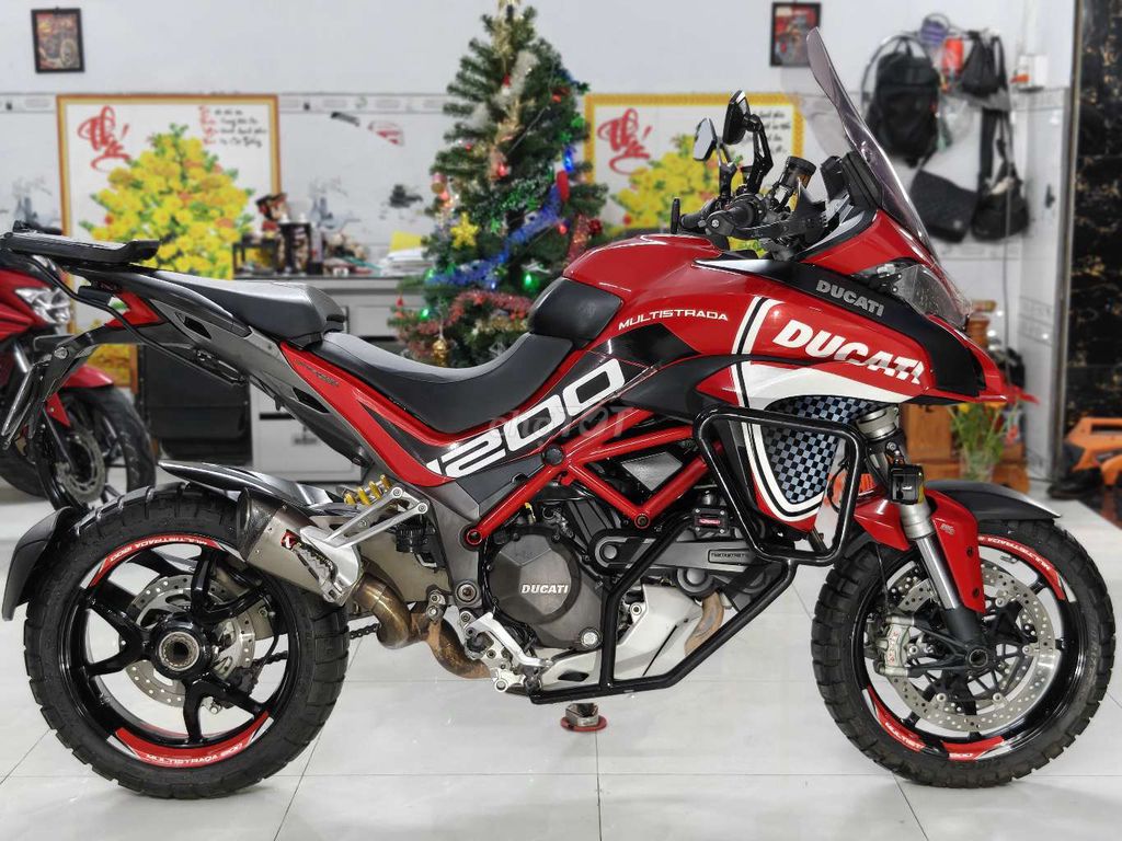 Ducati Multistrada 1200s 2017 Đỏ 38000 km. Mua bán Xe máy tại Huyện Bình Chánh Tp Hồ Chí Minh được đăng bởi Đông Moto Bình chánh  hình 1