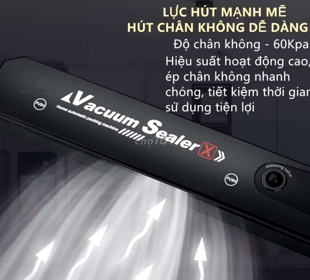 Máy hút chân không thực phẩm kèm hàn miệng túi