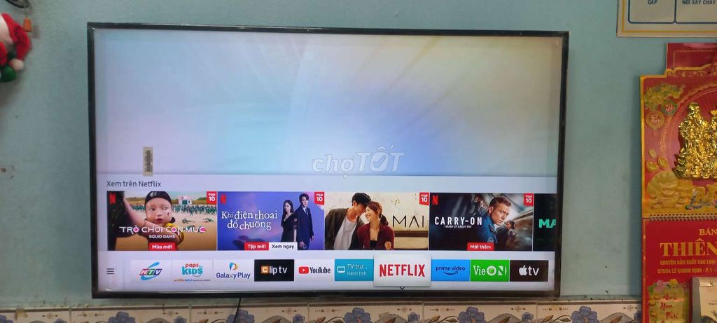 Smart Tivi Samsung 43inch 4K giọng nói, mẫu 2020