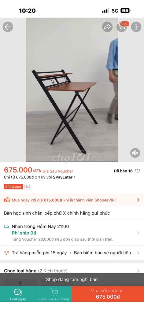 Bàn học sinh gấp gọn chân chữ X. Mua bán Bàn ghế tại Quận 3 Tp Hồ Chí Minh được đăng bởi nghĩa hình 1