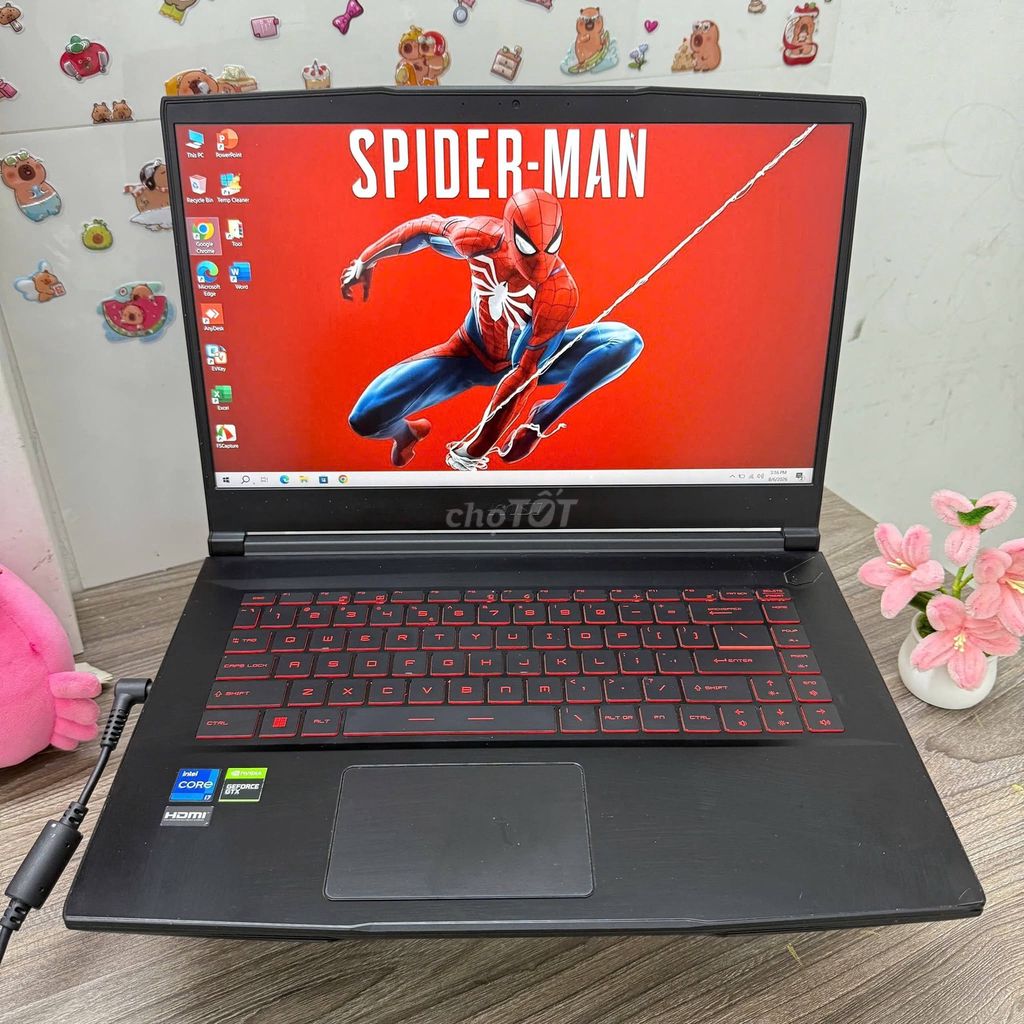 MSI GF63 Thin 11SC i7-11800H 15.6 inch 8GB/512GB Like New. Mua bán Laptop tại Quận Thanh Xuân Hà Nội được đăng bởi Hội Đồ Điện Tử hình 1