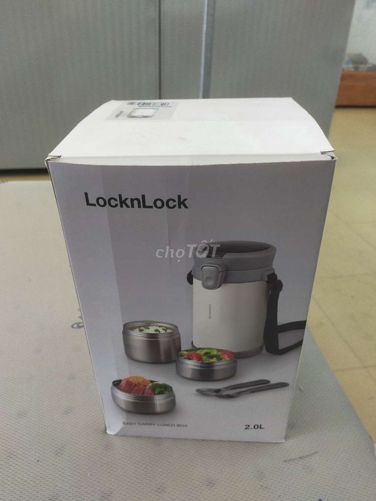Hộp cơm giữ nhiệt LocknLock Easy Carry 2.0L. Mua bán Dụng cụ nhà bếp tại Thành phố Vĩnh Long Vĩnh Long được đăng bởi MINH PHƯƠNG TRÀ VINH hình 1